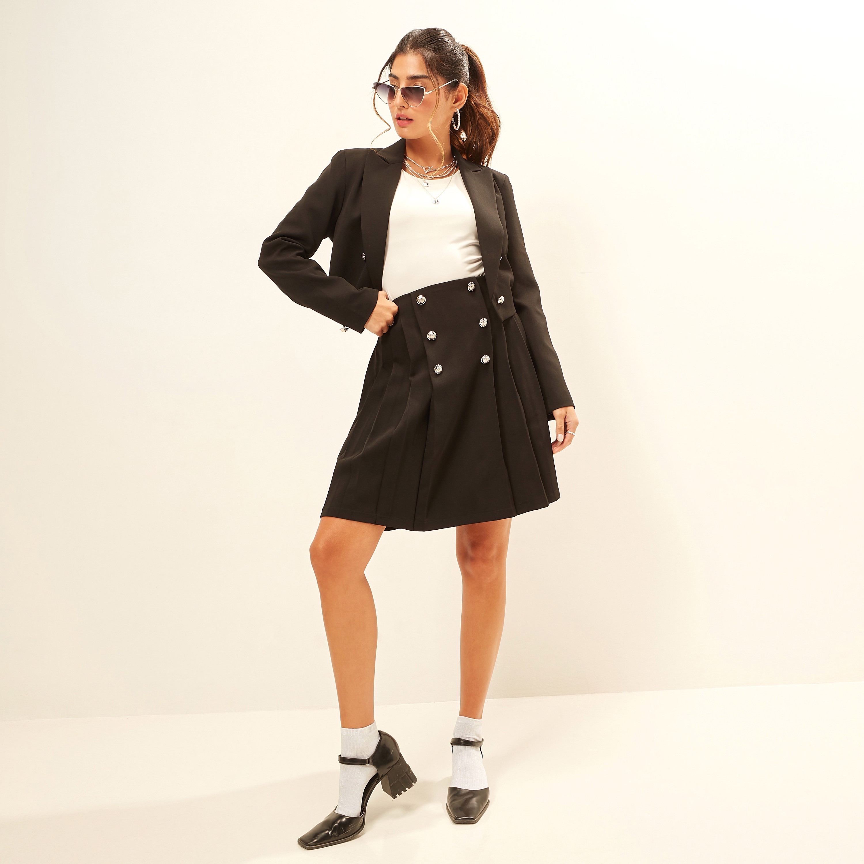 Buy Flare Fit Solid Skirt - Style Union